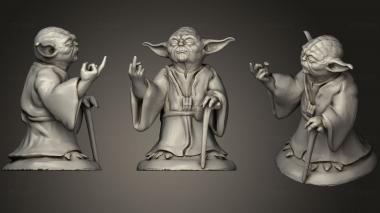 3D model Middle Finger Yoda (STL)